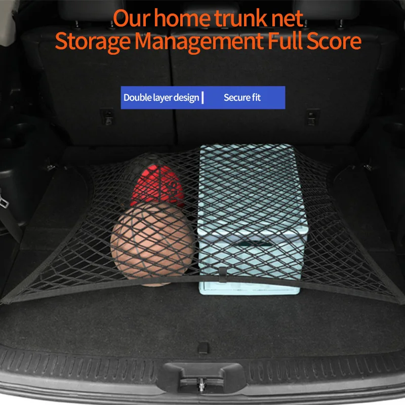 Car Boot Trunk Net For Toyota HiLux 1998~2005 2004 2002 2001 2000 1999 N140 Accessorie Elastic Upgraded Double Storage Organizer