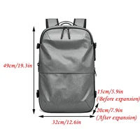 Men's Backpacks Airback Vacuum Travel Business Multifunction High Capacity Expandable Waterproof Fashion Backpack Anti Theft Bag 6