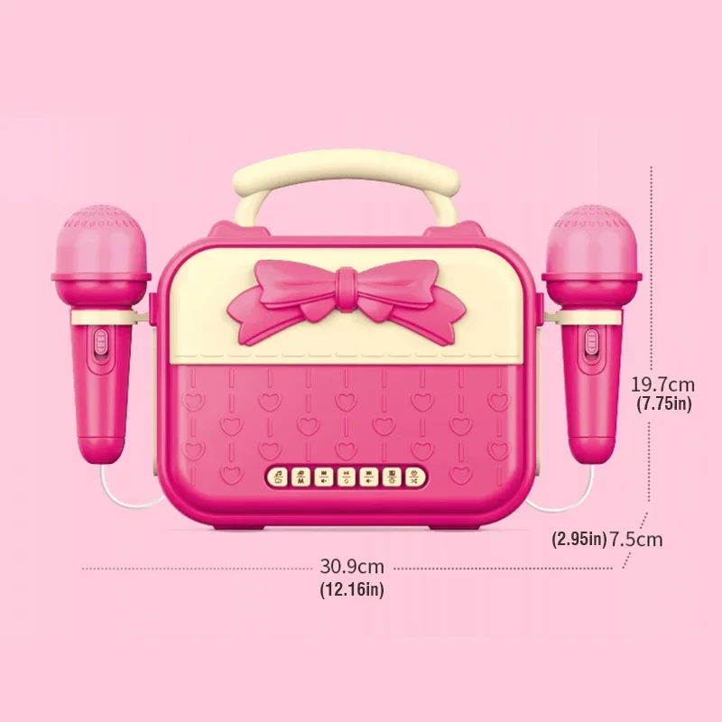 Cute Cartoon Loudspeaker Box Wireless Musical Toys Portable Mini Karaoke Machine Toy for Girl Boys Kids New Year Christmas Gifts 6