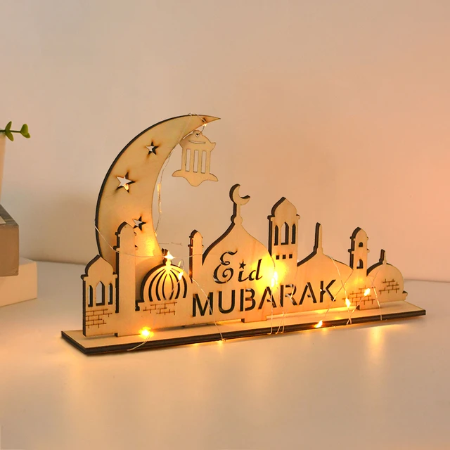 30 Ramadan Mubarak Eid Mubarak Candle Stickers Labels With lamp Crescent  Decorations - AliExpress