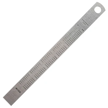 Deli 8461 15CM Stainless Steel Metal Straight Ruler Ruler Tool Precision Double Sided Measuring Tool Office Stationary Supplies 1pcs 15cm 20cm ruler precision stainless steel metal ruler metric learning office drawing stationery writing supplies