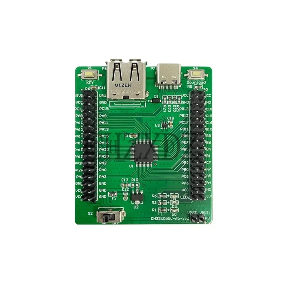 2Pcs/Lot CH32X035 Basic Evaluation Board RISC-V USB PD MCU WCH pcb board pcb board assembly printed circuit board evaluation board