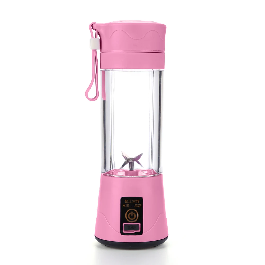 Portable Electric Juicer 6 Blades Squeezer Lemon Orange Mini Juicing Cups  USB Rechargeable Charging Home Juice Maker Machine 4