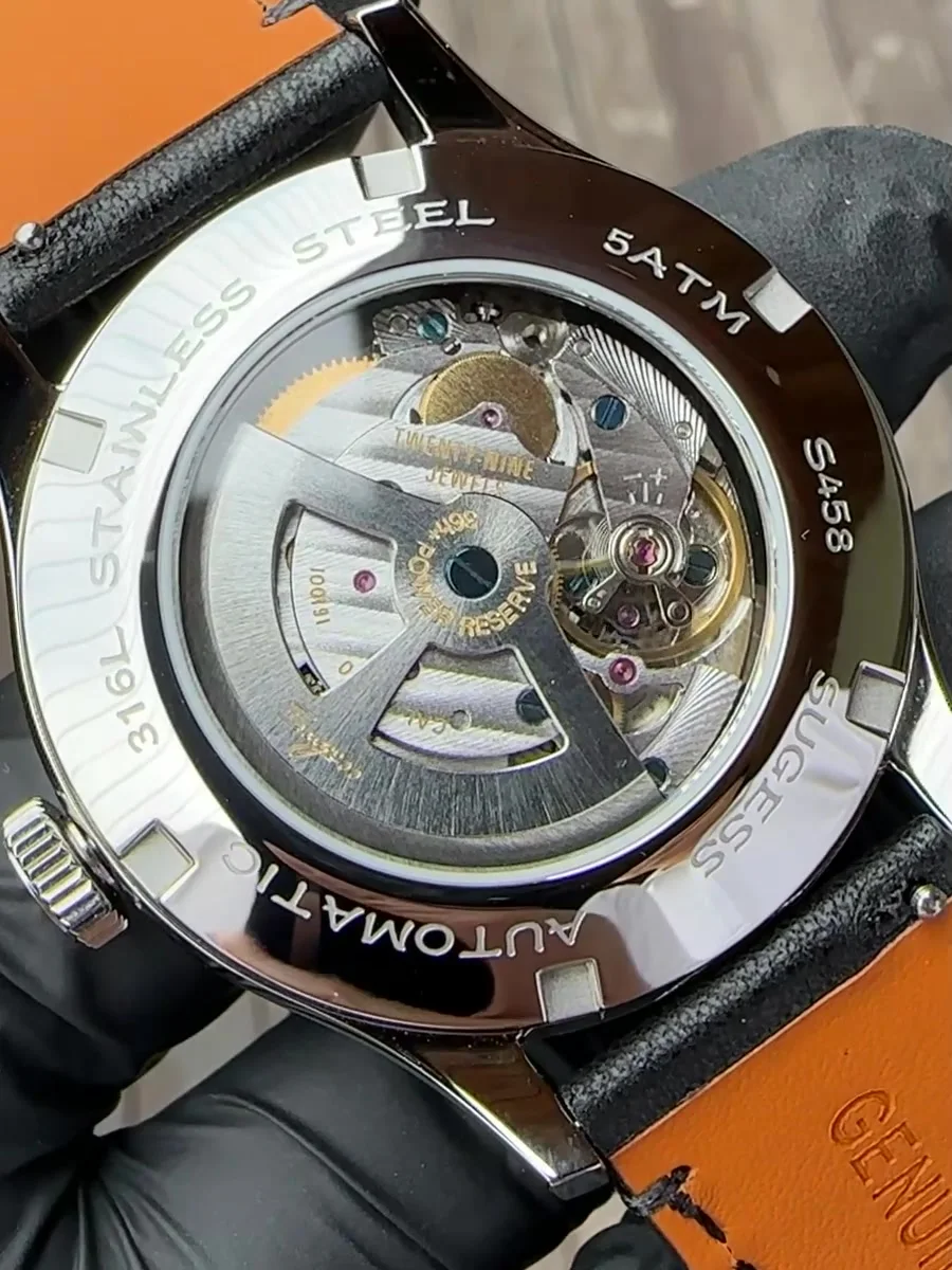 Sugess Business Watch of Mens Automatic Tianjin ST1787 Movement