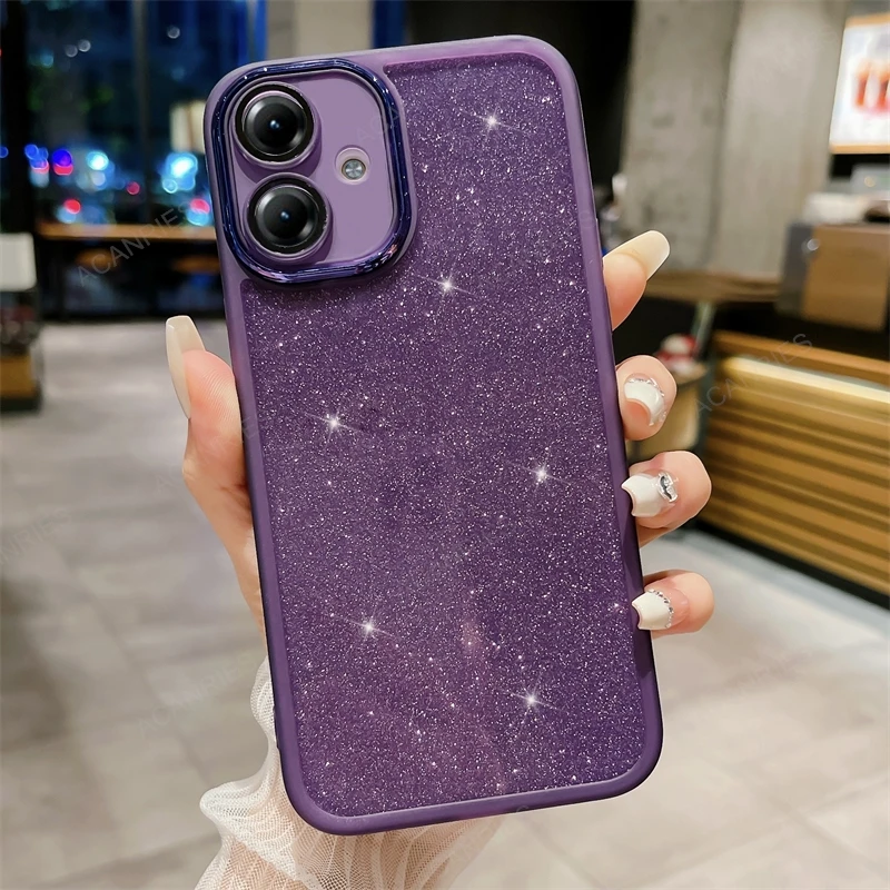 Shimmering Glitter Silicone Soft Phone Case