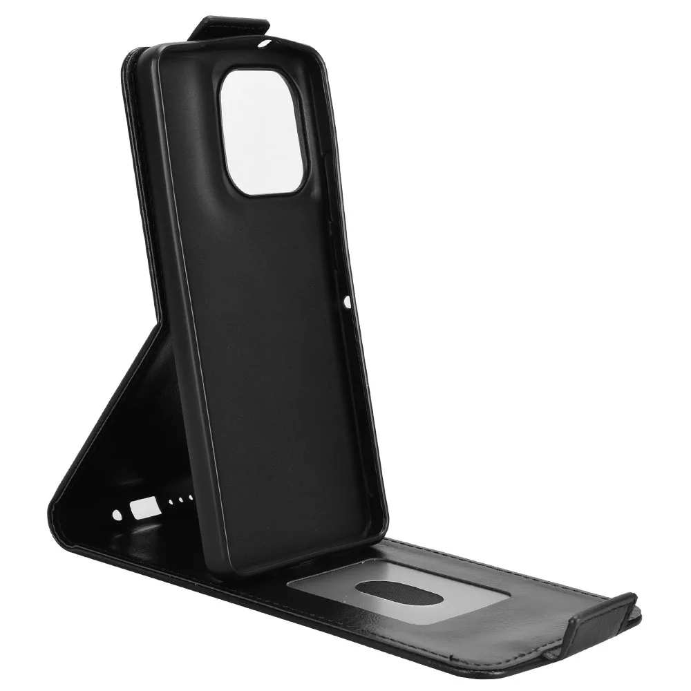 Retro Smooth Leather Vertical Case with Card Holder