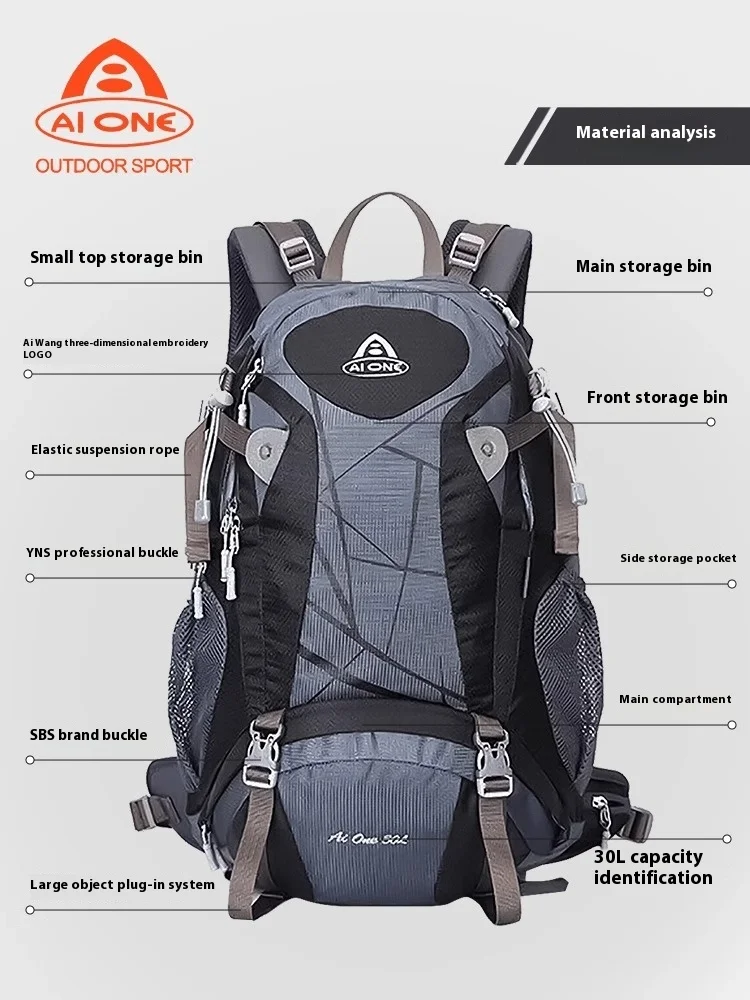 Waterproof Travel Hiking Backpack 5