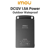 Imou оригинальный DC12V 1,5A водонепроницаемая наружная камера 180-260V источник питания настенный адаптер питания выходной провод постоянного тока 60 мм