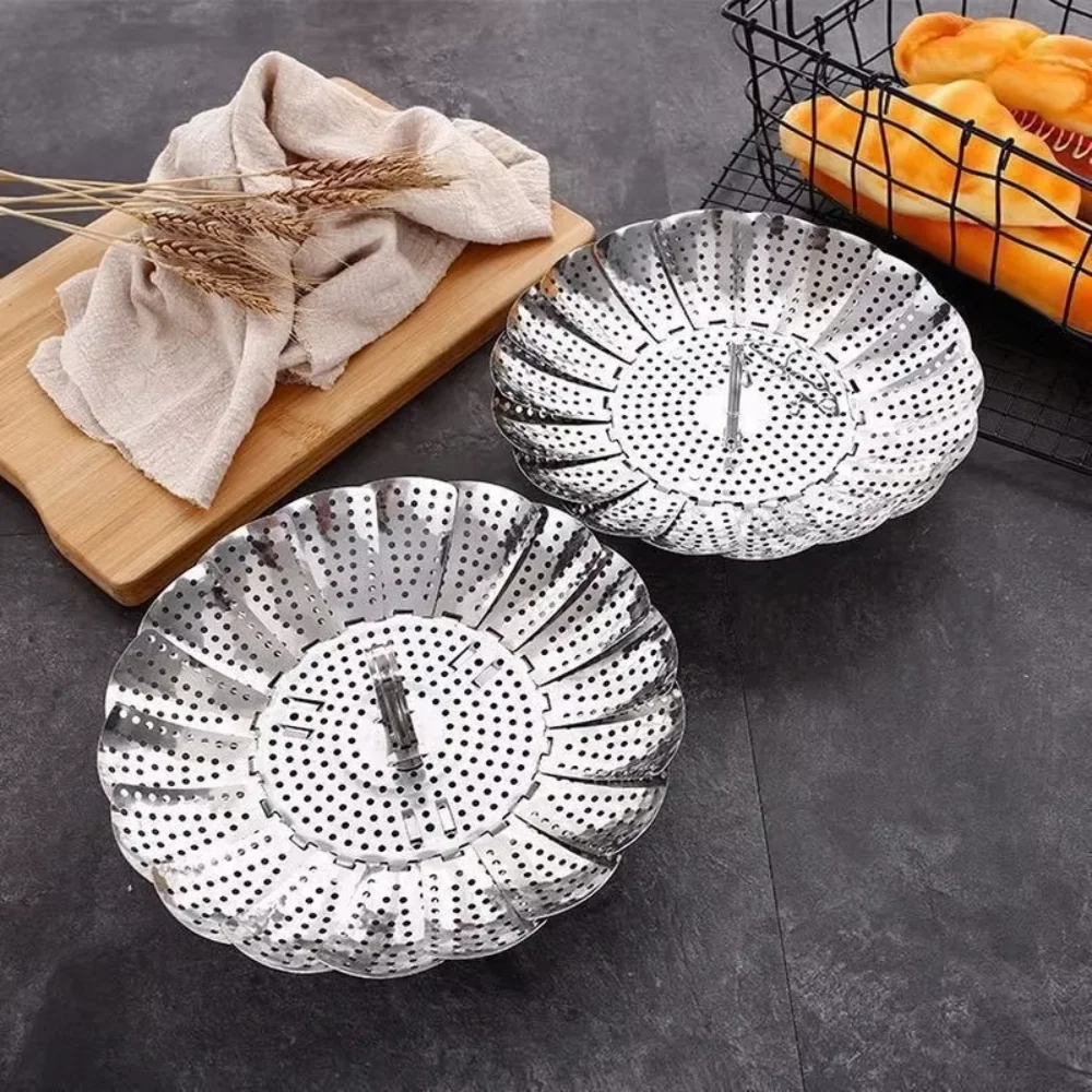 Foldable Stainless Steel Food Steamer Basket
