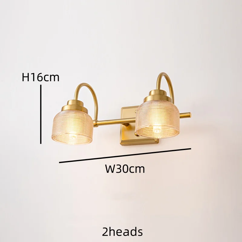 Modern Makeup Light Vanity Bathroom Mirror Light, Frosted White Glass with Iron Frame, Contemporary Wall Sconce