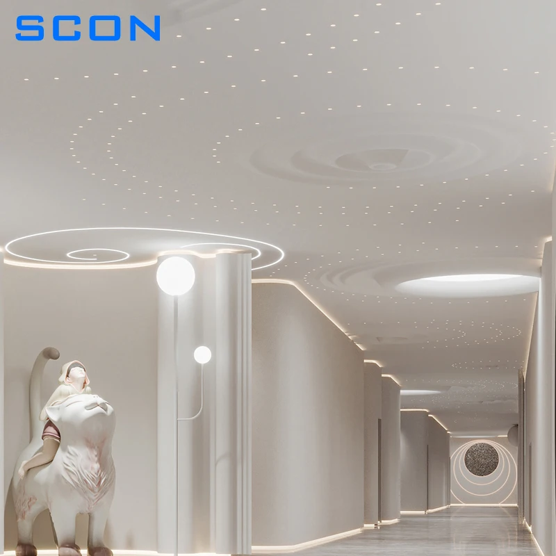 SCON Small Spot Light 3W Mini LED Spotlight High CRI Ra95 35mm Cutout Recessed Downlight Ceiling Lamp Showcase Display Light