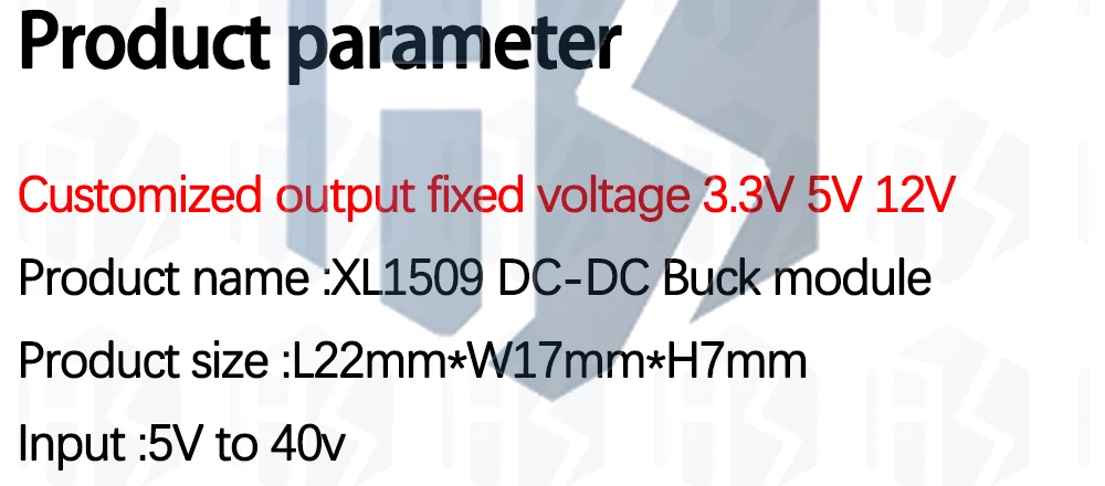 1~10PCS XL1509 Abwärtsmodul Ausgangsspannung ist einstellbar Super Mini kleines Volumen gutes EGBO – Detail 22