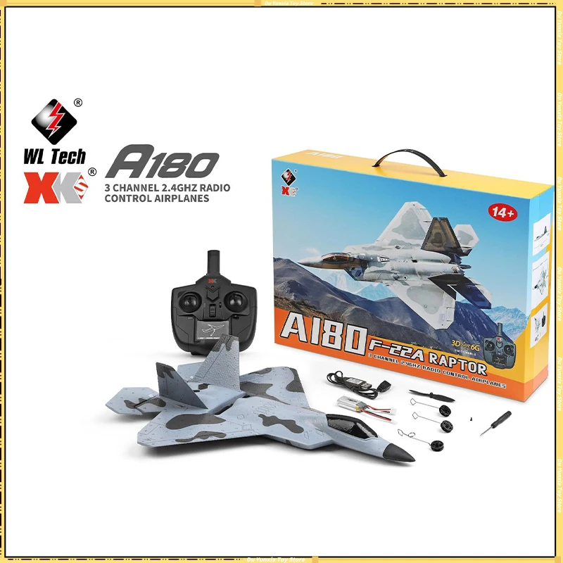 Wltoys-Xk-A180-F22-Rc-Airplane-2-4ghz-3-Channel-6-axis-Gyro-Raptor-Rc ...