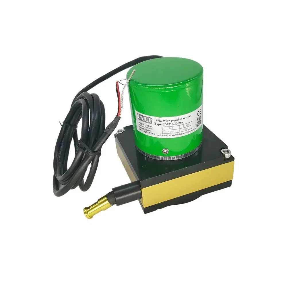 CWP-S2500 Linear Displacement Transducer Analog Output 24V Draw Wire Sensor Yo Yo Pot
