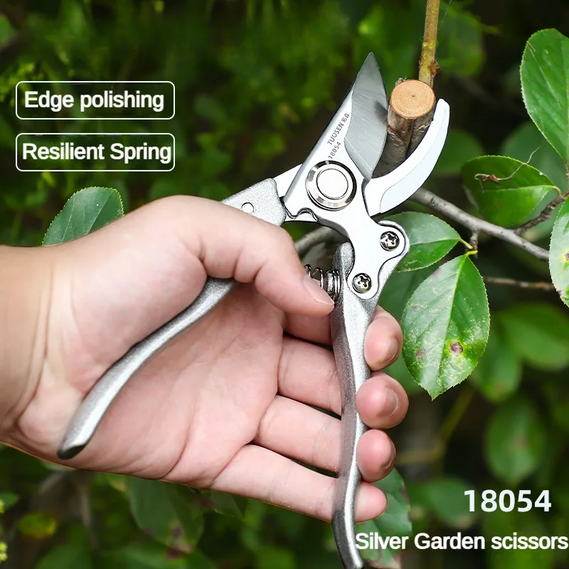 Garden Pruning Shears Stainless Steel Scissors Gardening Plant
