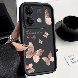 custodia per telefono a prova di urto Golden Butterfly