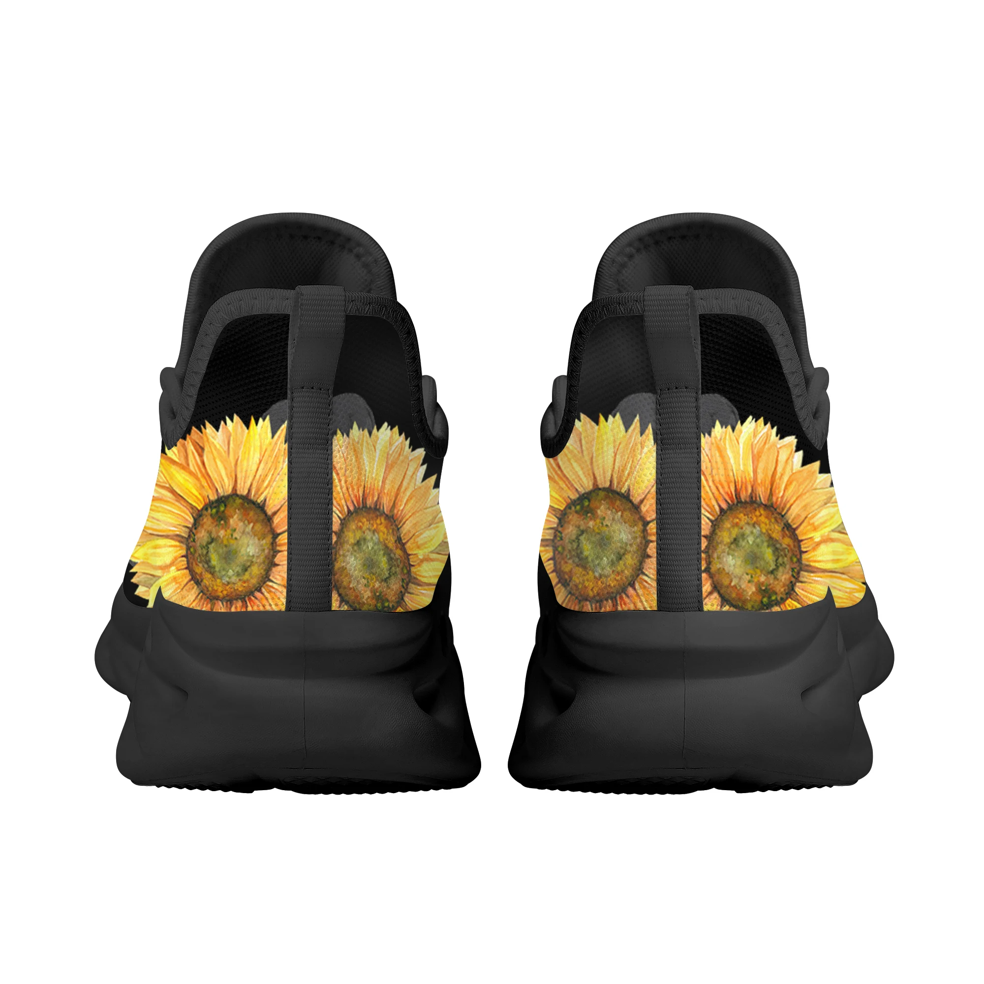 Sunflower Skull Flat Casual Shoes Outdoor Adult Students Sports Fitness Running Shoes High Quality Lightweight Sneakers Zapatos