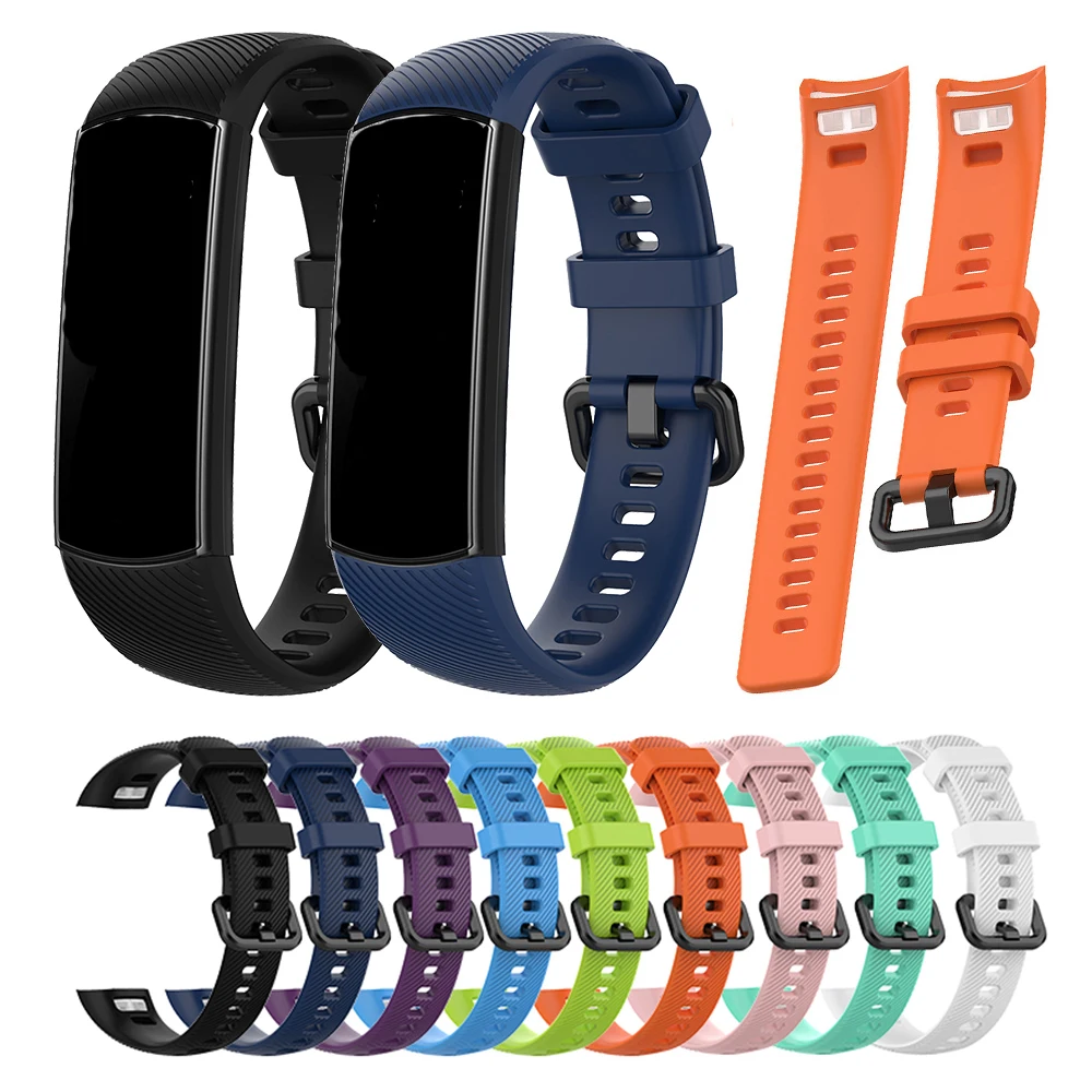 Silicone Wristband Strap for Fitness Tracker Bracelet