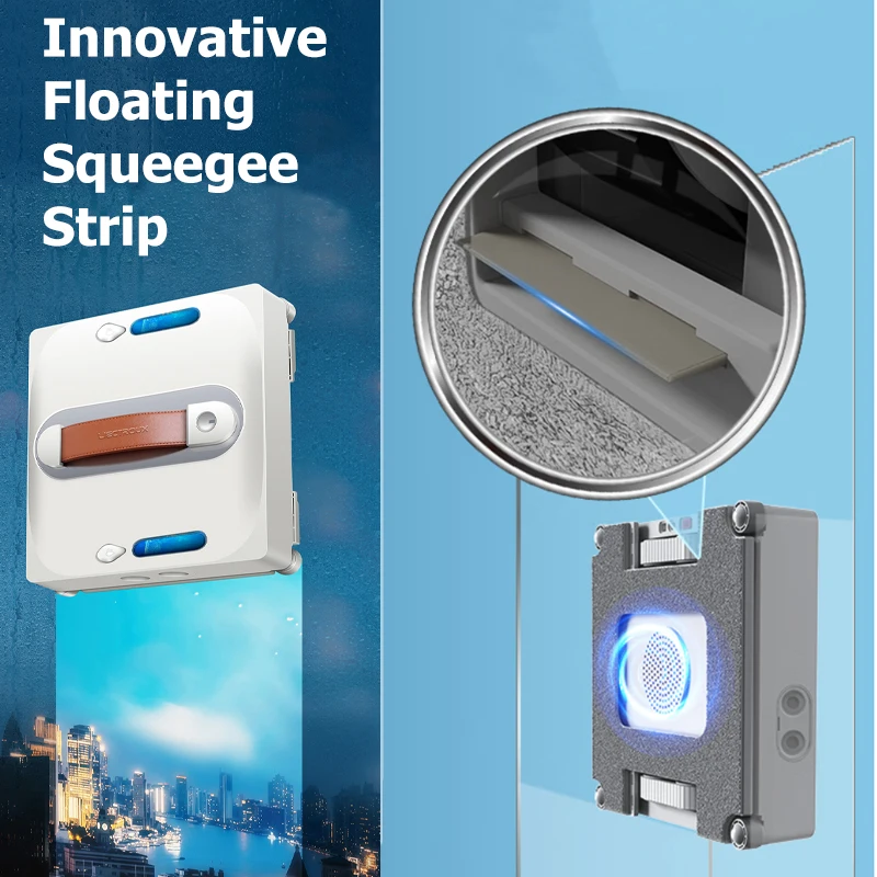 Liectroux S11، روبوت للنوافذ تحكم تطبيق وريموت عن...