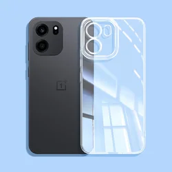 Premium Transparent Shockproof TPU Silicone Phone Case with Camera Protection for OnePlus Nord CE 6 (Clear)