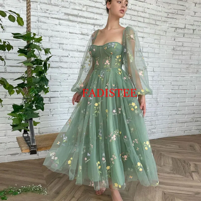 

2023 New Sweetheart Tulle Floral Pastoral Evening Dress Sexy Ladies Beach Prom Dresses Elegant Dress Women For Wedding Party