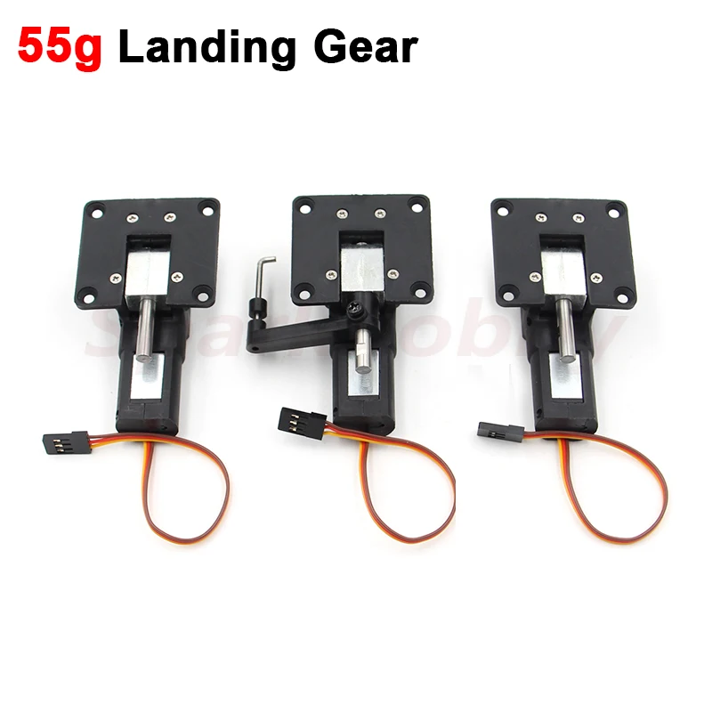 Sparkhobby 5Kg 55G Carrello Di Atterraggio Retrattile Elettrico Con Blocco Di Metallo Sterzo Per Rc 3-5Kg Fpv Drone Ad Ala Fissa Aereo