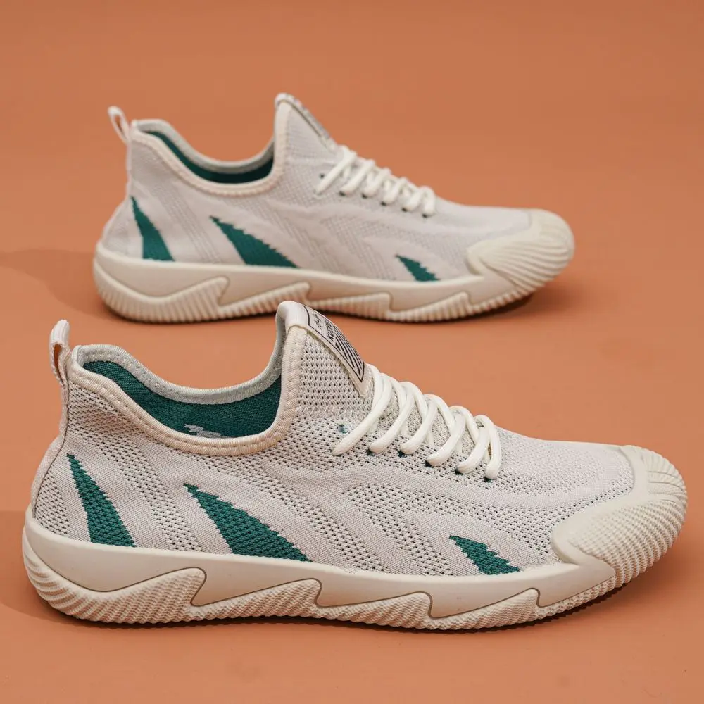 Summer Thin Breathable Mesh Surface Low-Top Soft Bottom Running Lightweight Comfortable and Non-Slip Work Men's Shoes Slip-on