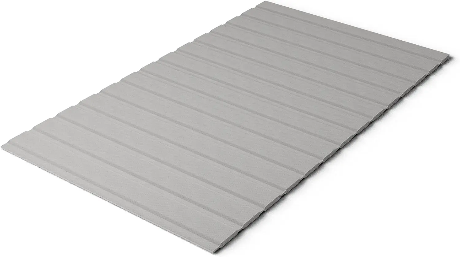 

0.75-Inch Heavy Duty Horizontal Mattress Support Wooden Bunkie Board/Bed Slats with Cover, Queen, Grey