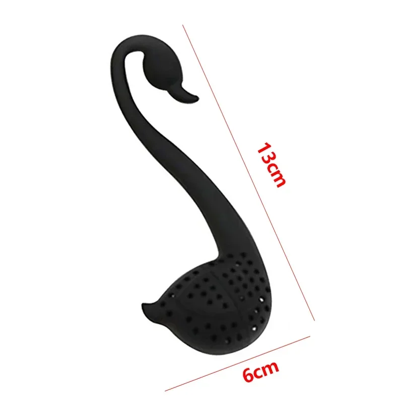1pc creative swan tea infuser environmentally friendly plastic elegant swan tea strainers teaware infuser kitchen tools tea infuser tea strainer tea filter