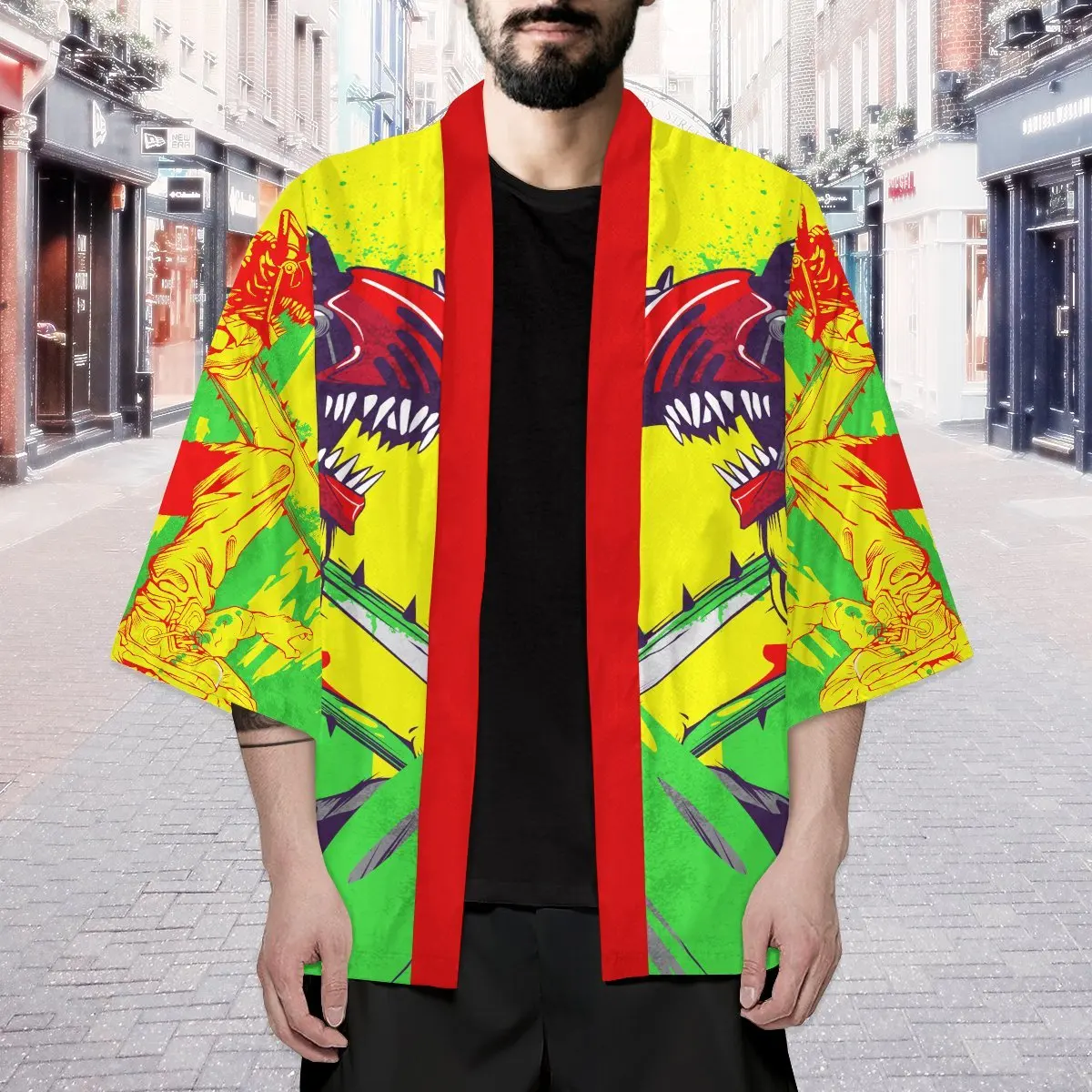 My Hero Academia Kimono Chainsaw Man Kimono Men's and Women's Cape Casual Cardigan Haori