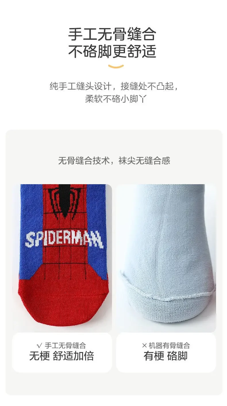Disney Baby Socks Spiderman Cartoon Anime Hero Cotton Boys Tube Socks Children Autumn Winter Kids Socks Random 1pair 4 Sf71cc5c2eacb46998f39e471ea403e5b3