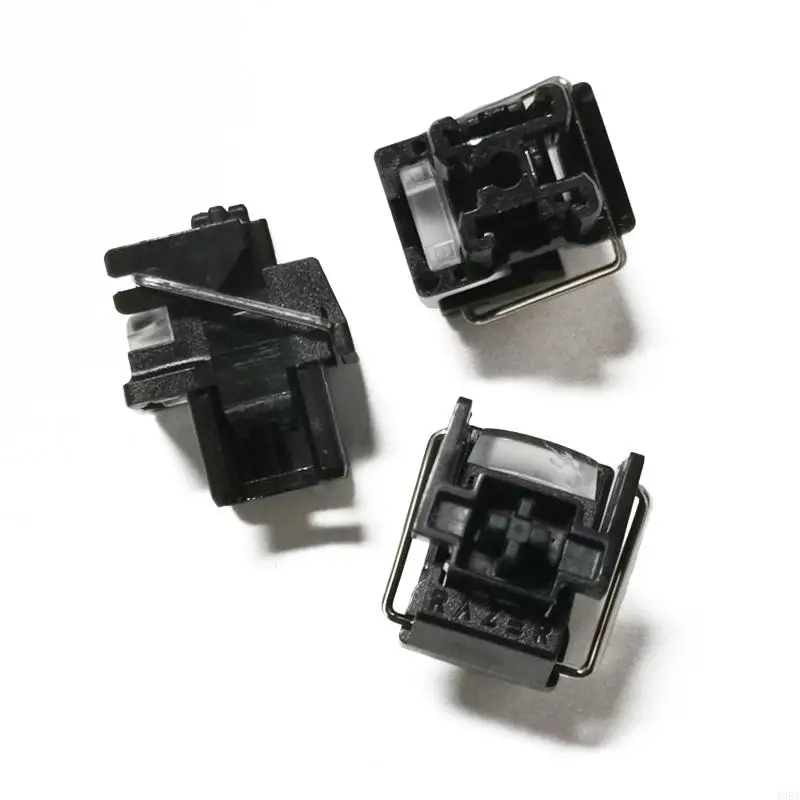 v2 라이너 블랙 스위치 헌트 맨 엘리트 기계식 게임 키보드를위한 핫 스왑 가능한 DIY 클릭 선형 광학 스위치