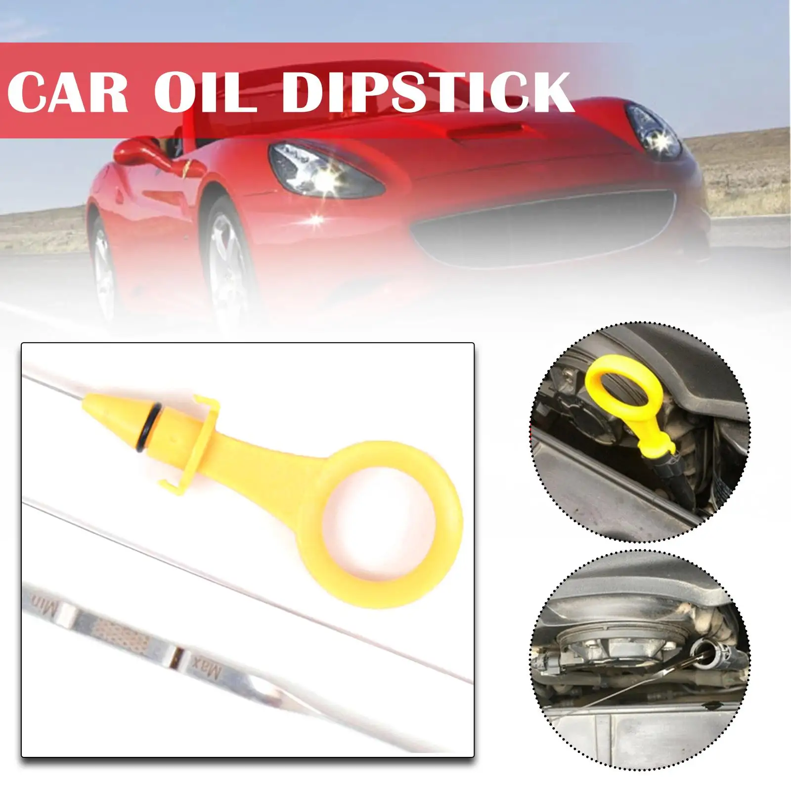 1pc Car Engine Oil Dipstick For Audi A4 A5 Quattro For Magotan Auto Replacement Parts Oil Gauge Level Dip Stick Repalcement 5