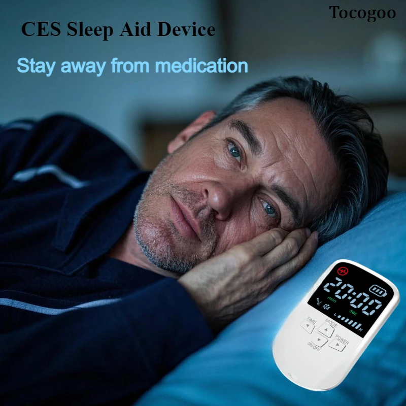 Vagus nerve simulator physical therapy equipments relaxation ces device sleep aid device insomnia instruments
