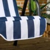 Porch Swing Hammock Bench Lounge Chair Steel 3-Seat Padded Outdoor W/ Canopy 6