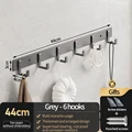 Grey 6 hooks