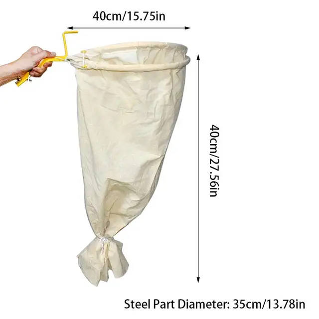 Behúzható Méh Raj Rajt Fogó Táska Vízálló Szélálló Újrahasznosítható Ketrec Fogók Méhész Szerszám Méhészkészlet - Image 6