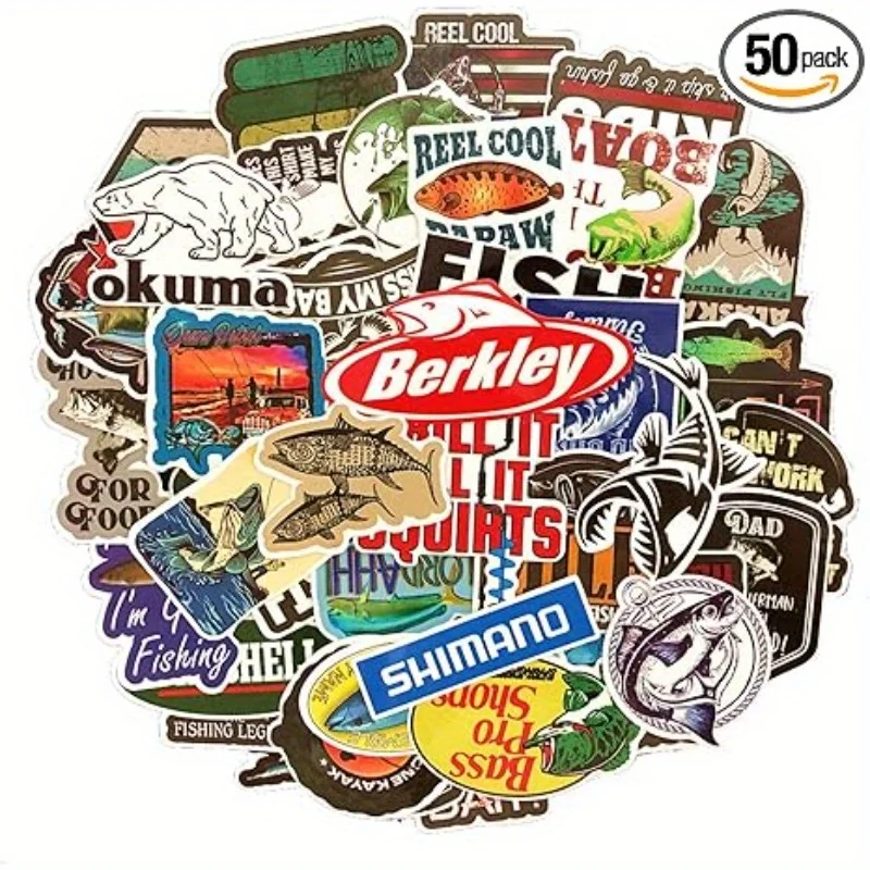 50 PVC stickers - Suitable for waterproof vinyl stickers on laptops, suitcases, etc. - Durable sun protection and high adhesion