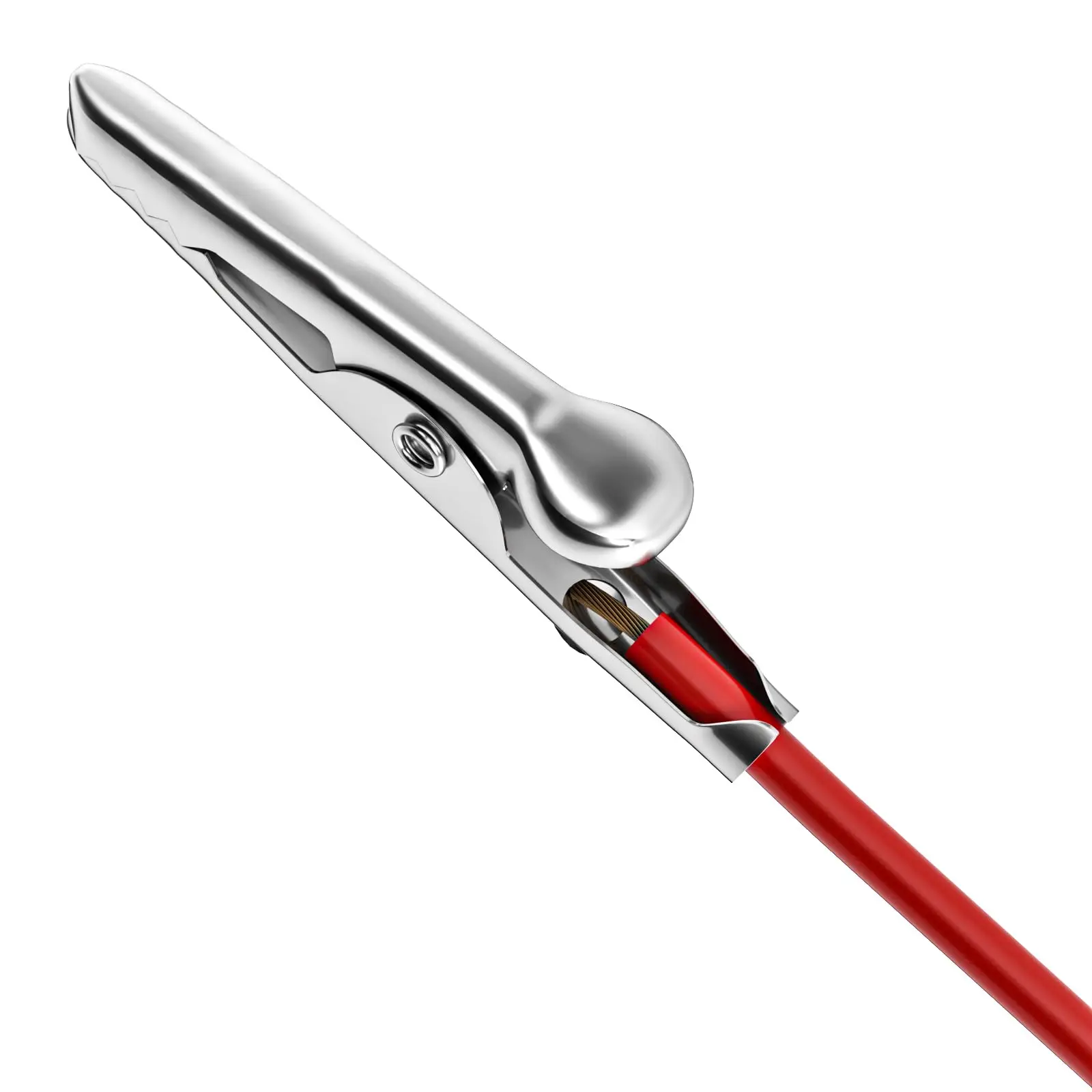 Color Alligator Clips Probes 10PCS for Electrical Testing Dual Ended Insulators for Circuit Connection 28mm35mm45mm