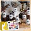 BORN PRETTY 10ml Nail Gel Polish Set Fall Winter Color Glitter Sequins Varnis Semi Permanent Gel Nail Polish Full Kits 6
