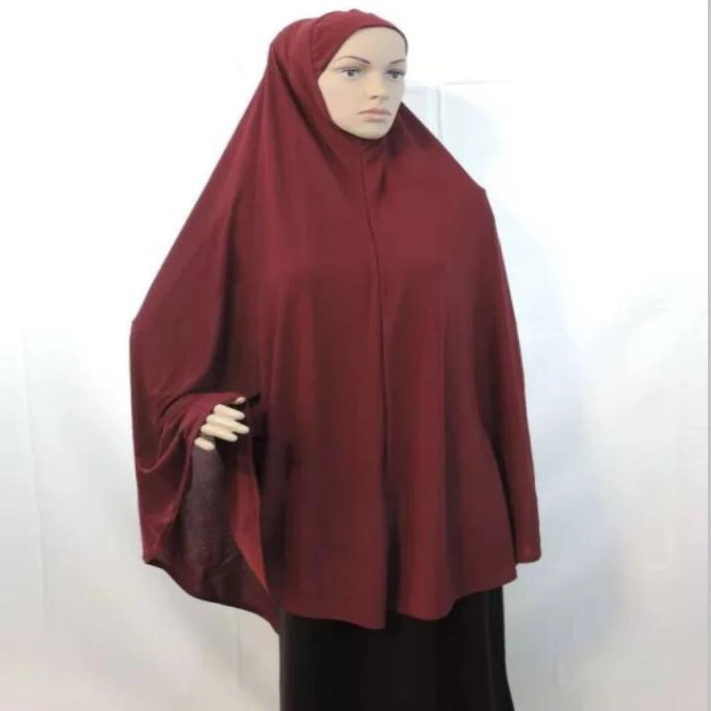 Muslim Headwear Head Scarf Hijab Headscarf Hijab Hats Female Head Wraps Prayer Hats H009 Big Size XXL 120*110cm Muslim Pray Hijab Amira pull on Scarf headscarf islamic scarves long top cover Turban Caps Bonnet
