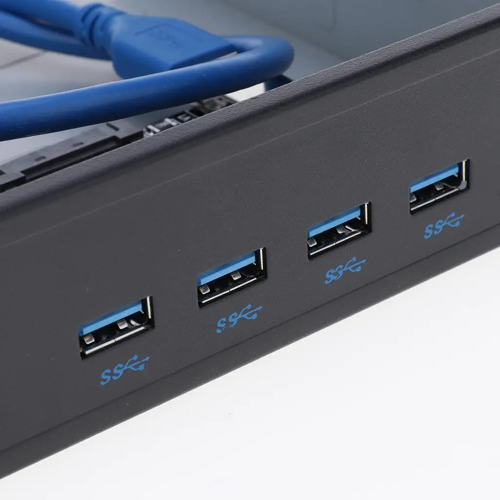 USB 3.0 PCI Express Expansion Card 4 Port Riser Adapter with Power Connector for Industrial PC