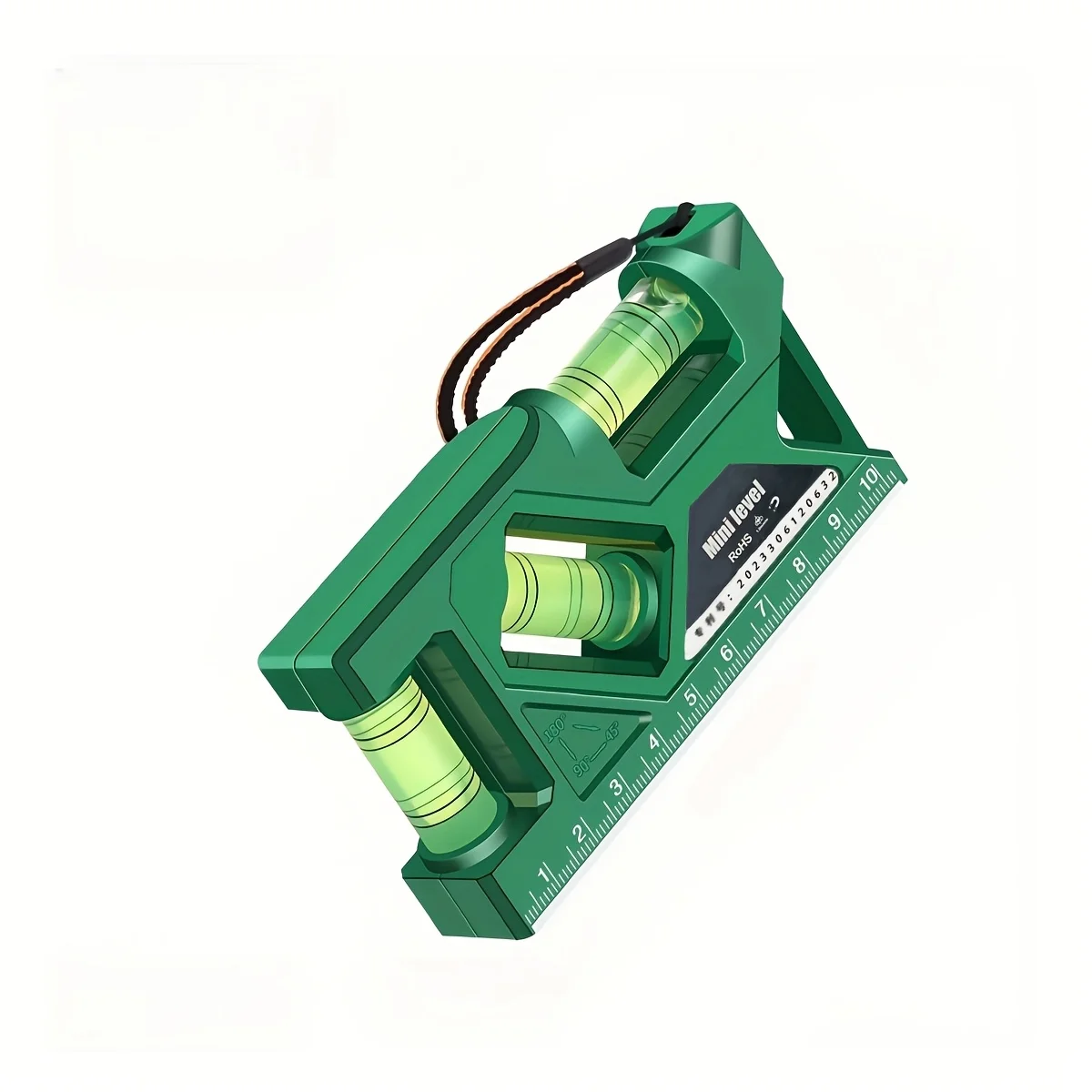 Compact High-Precision Magnetic Level and Protractor Tool