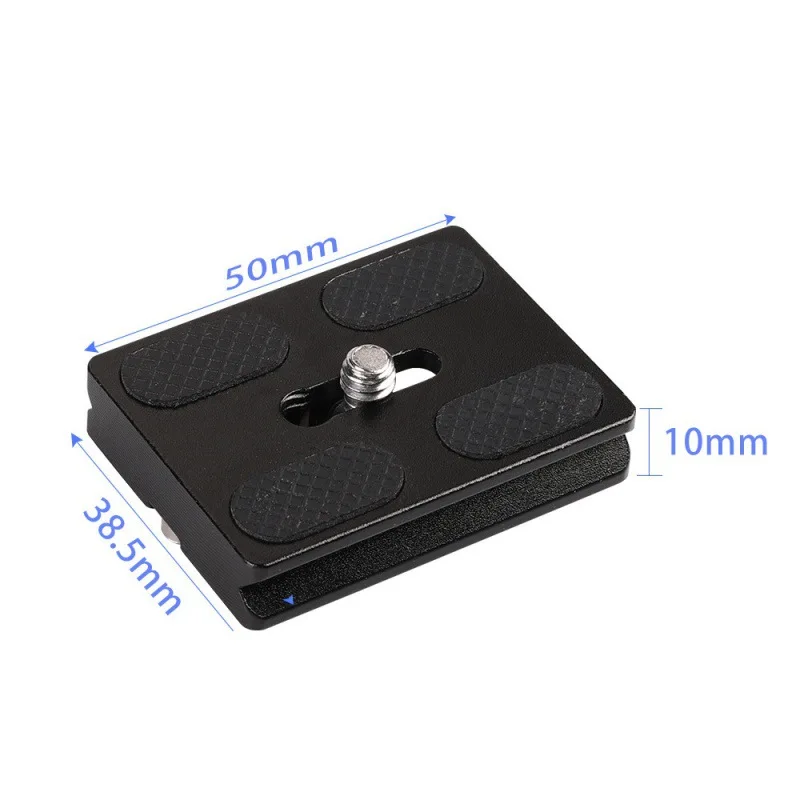 Aluminum Quick Release Tripod Plate with 1/4'' Screw