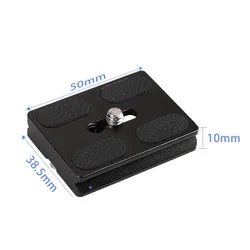 Aluminum Quick Release Tripod Plate with 1/4'' Screw (50X38.5MM)