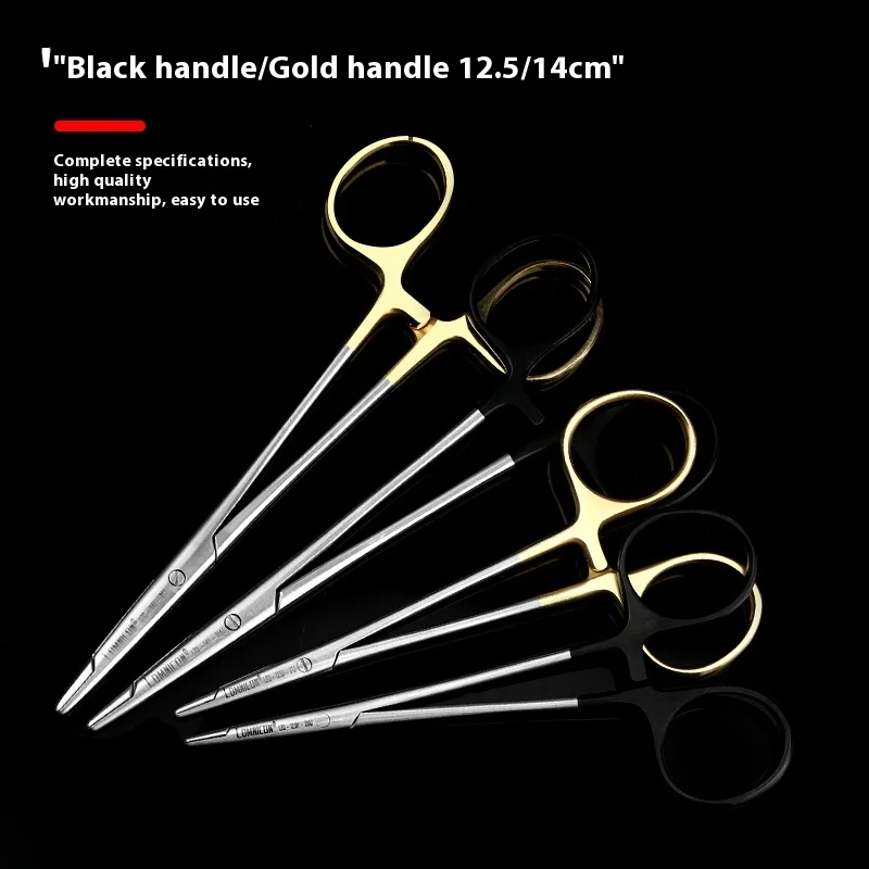 Medical needle holder with scissors, double eyelid surgical instrument, needle holder, clamp, pliers 1pcs