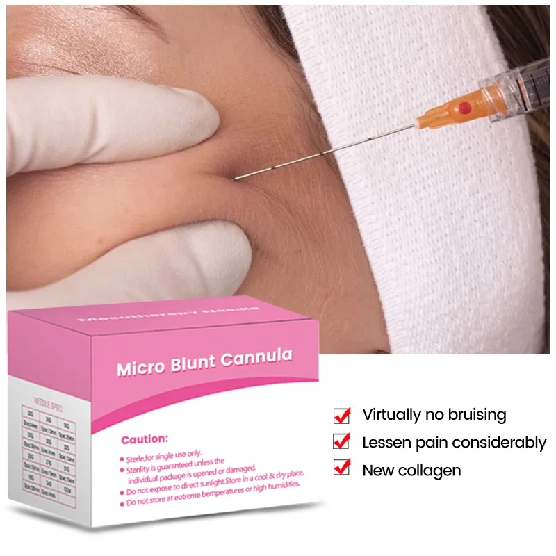 Blunt Tip Cannula for Filler Korean Technology Disposable Sterile 22G 50mm 25G 50mm Micro Cannula Needle disposable syringe needle