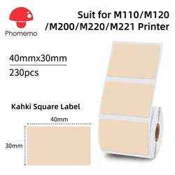Silver Waterproof Thermal Adhesive Labels, 40x30mm, for Compact Label Printers (XP4030-230KA)