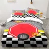 3D Hot Wheels Racing printed bedding set pillowcase quilt cover bedspread set children's room bedding set luxury birthday gift 4