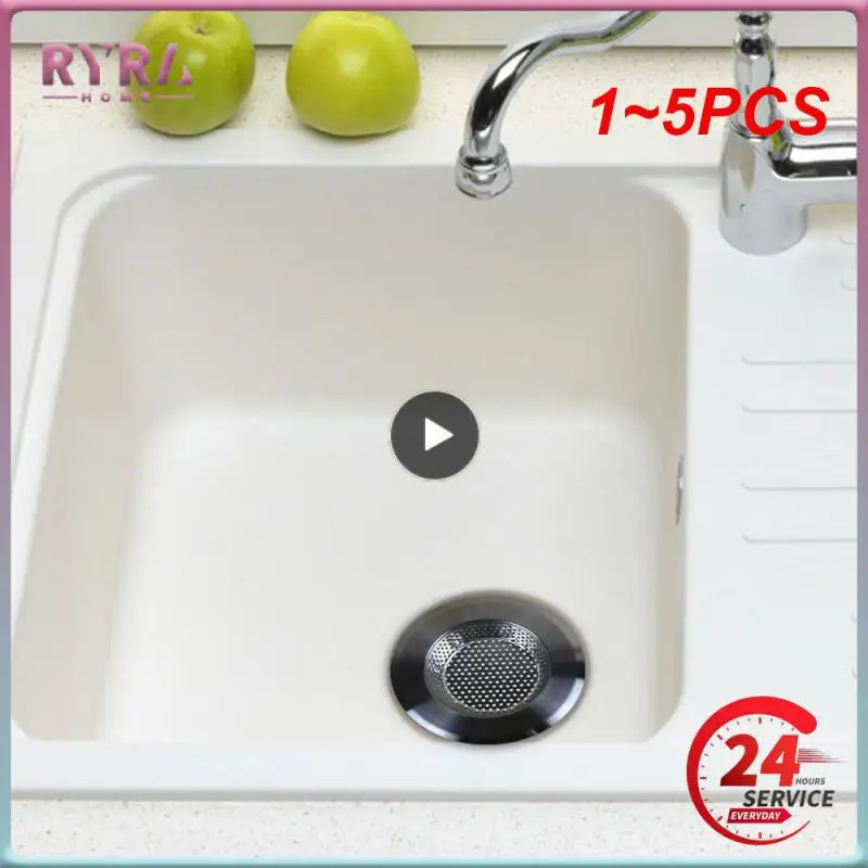 

Ситечко из нержавеющей стали для слива раковины, сетчатый фильтр для отверстий в кухонной раковине, 1-5 шт., 7 см/9 см/11 см